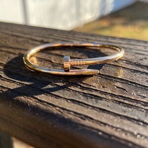 Rose Gold Nail Design Bracelet